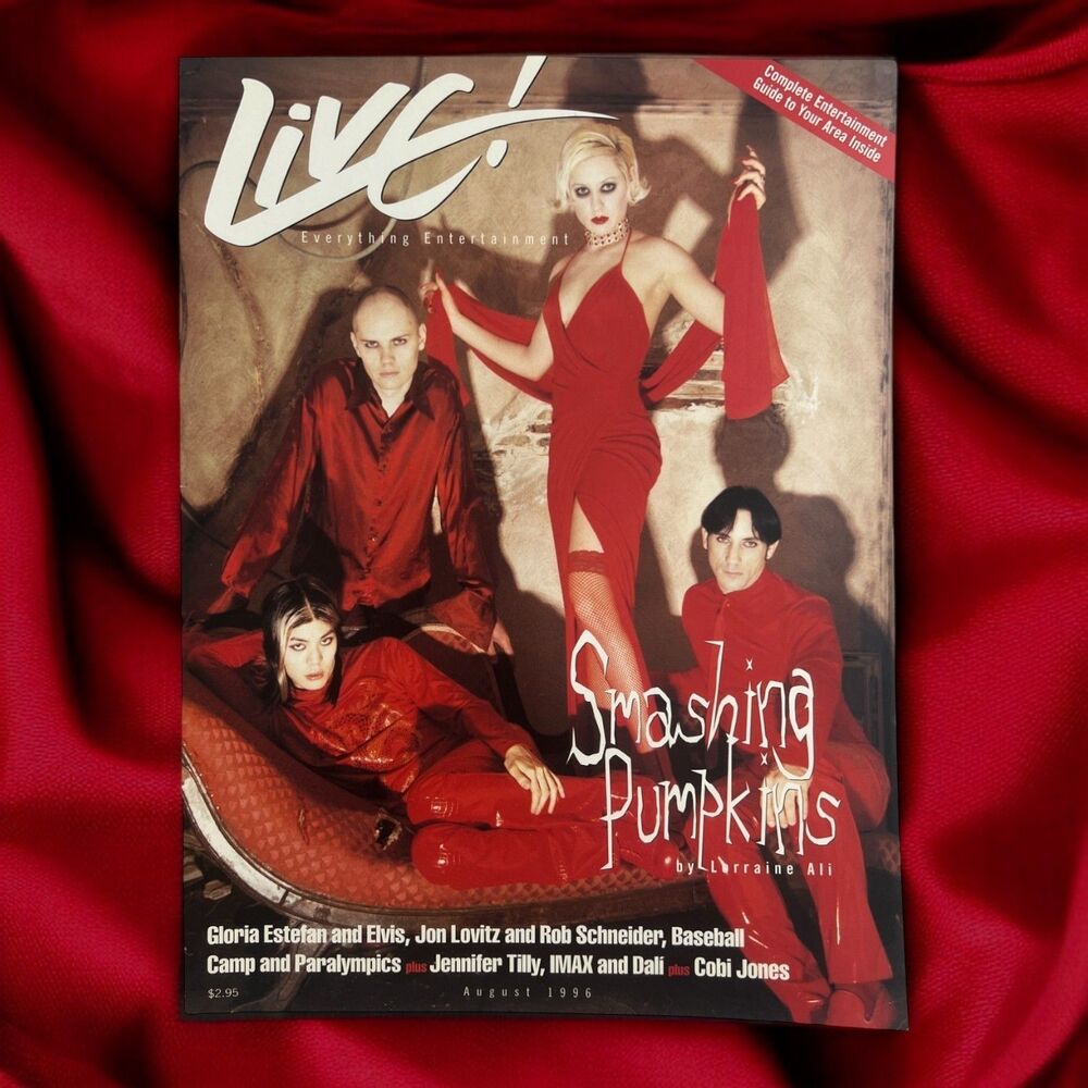 1996 LIVE Magazine Smashing Pumpkins Cover E786